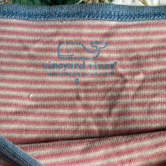 VINEYARD VINES Striped Silk-Blend Shirt w Quarter Sleeves - Picture 5 of 5